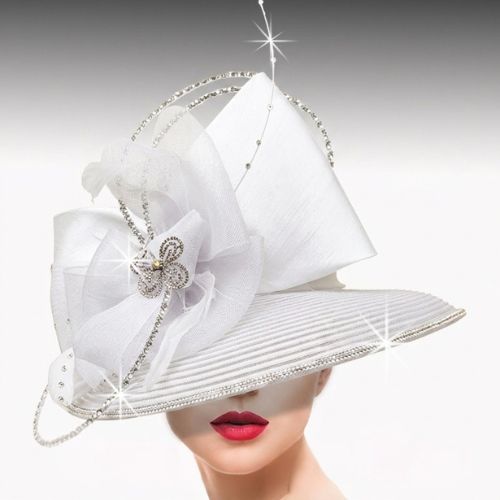 Church Hat 3531-White 