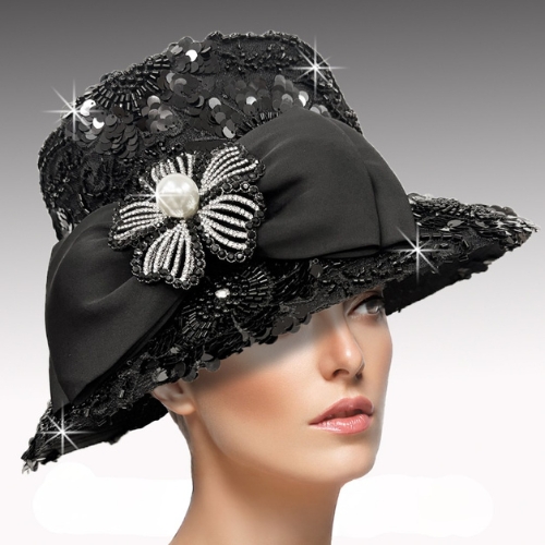 Church Hat 3535 Clements Bucket-BLACK