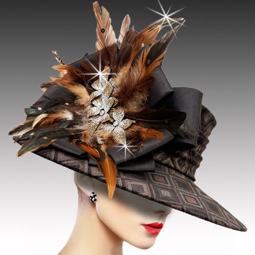 Church Hat 3543-Black 