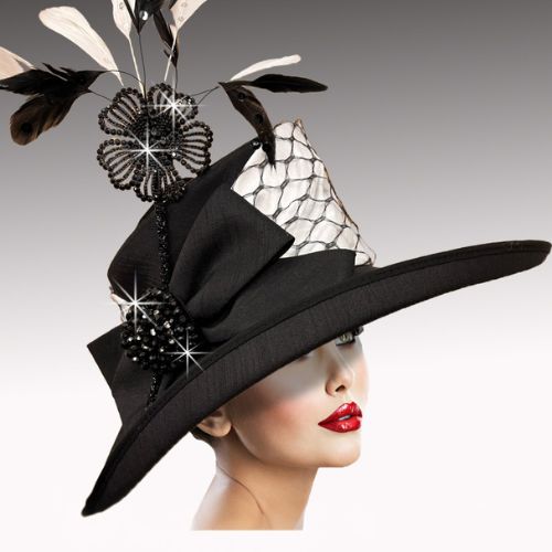 Church Hat 3544-Black 