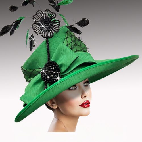 Church Hat 3544-Emerald 