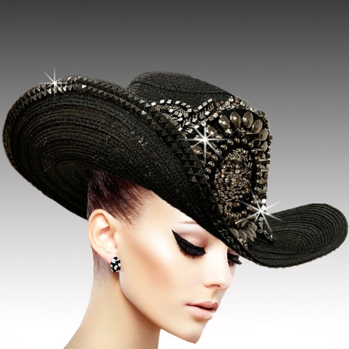 Church Hat SC3545 Harley Cowboy Hat-blk