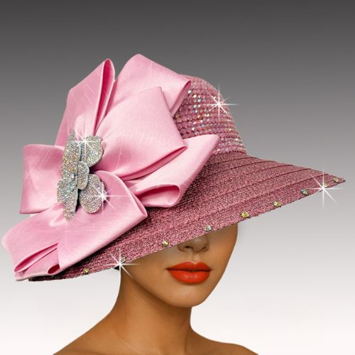 Church Hat 3548-Old rose 