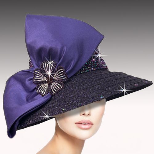 Church Hat 3548-Purple 