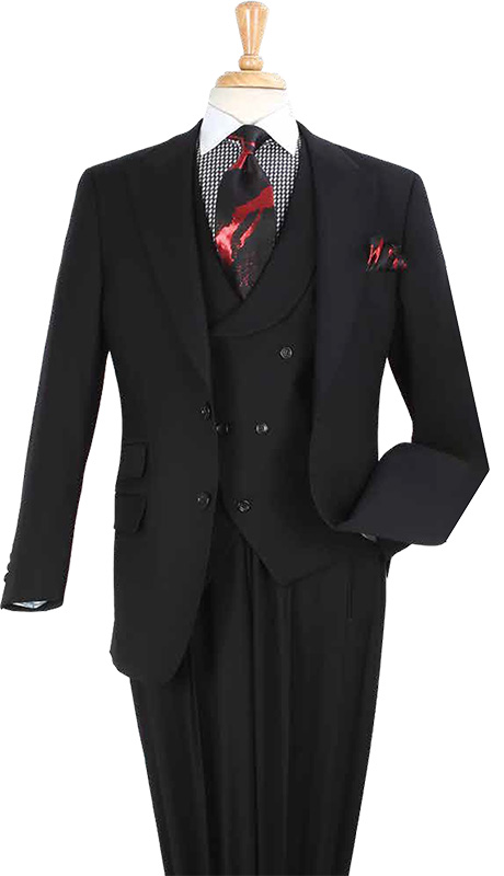 Iconic T-617-BLK Mens Suit Iconic T-617-BLK Mens Suit