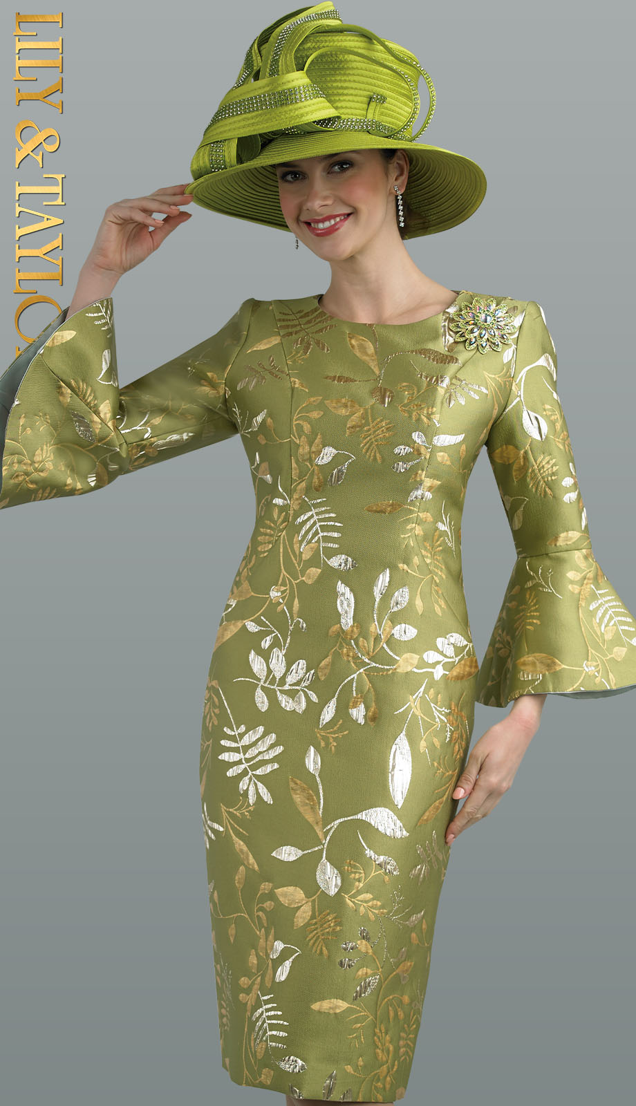 Lily And Taylor 4659 Elegant Church Dress