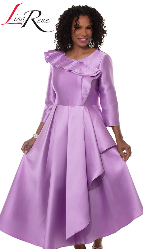 Lisa Rene 3380-LAV Ladies Church Dress