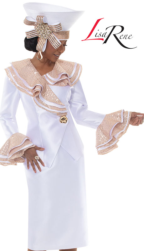Lisa Rene 3381 Ladies Church Suit