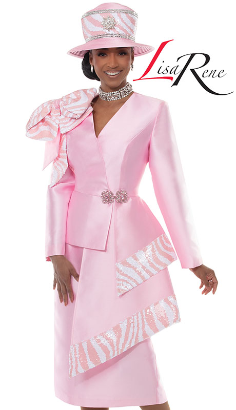 Lisa Rene 3382 Ladies Church Suit