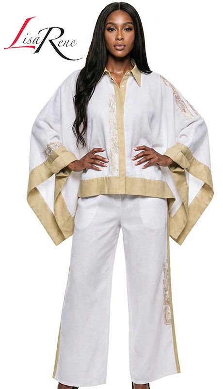 Lisa Rene 3371 Ladies Pants Set
