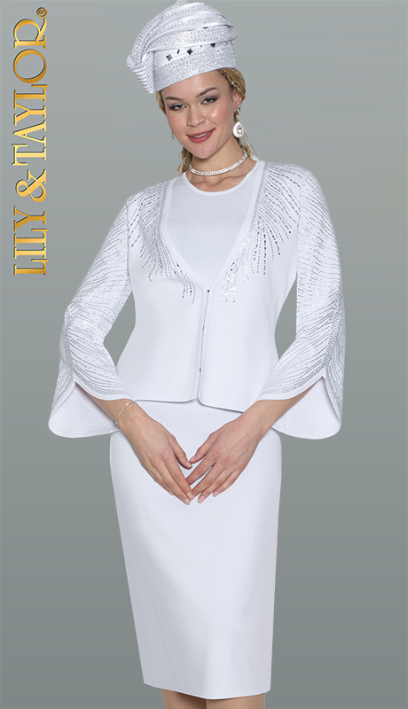 Lily and Taylor 830-WHT