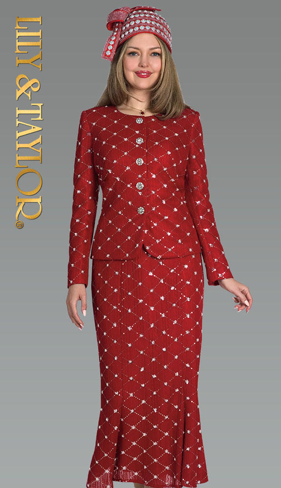 Lily and Taylor 5203-RED Lily and Taylor 5203-RED