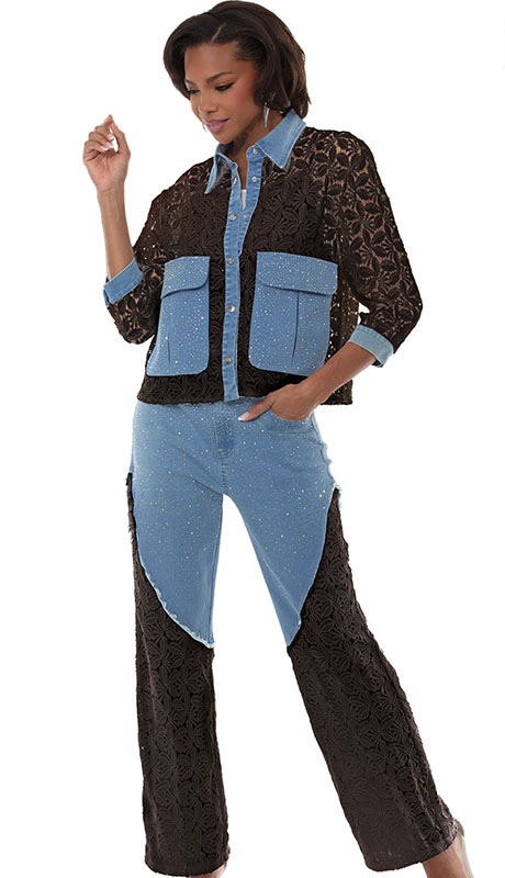 Love the Queen 17654-BLK Outfit