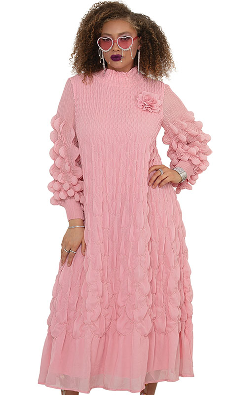 Luxe Moda LM481-PNK Church Dress