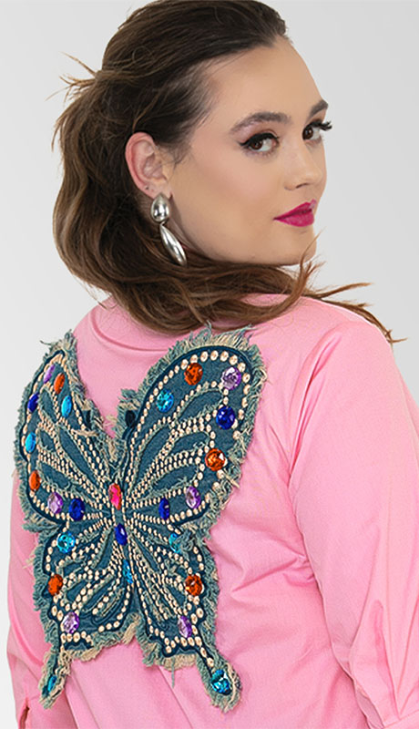 Luxe Moda LM524-PNK Top Luxe Moda LM524-PNK Top