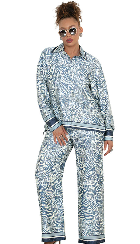 Luxe Moda LM505-NVY Church Outfit