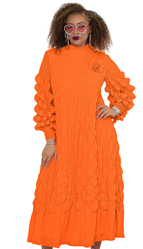 Luxe Moda LM481-ORG Church Dress