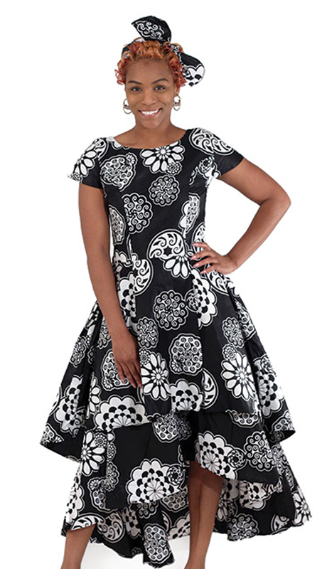 dress with matching head scarf