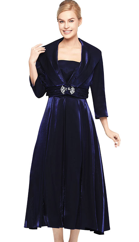 Nina Nischelle 2972-PUR-CO Ladies Church Jacket Dress