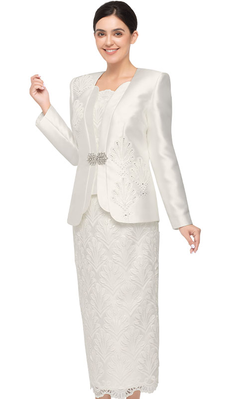 Nina Massini 3156-IVR Ladies Church Suit