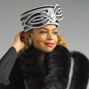 Lily and Taylor HAT H357-BLK