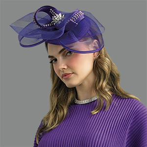 Lily and Taylor HAT H132-PUR Lily and Taylor HAT H132-PUR