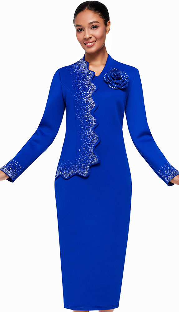 Serafina 7136-RYL Church Dress