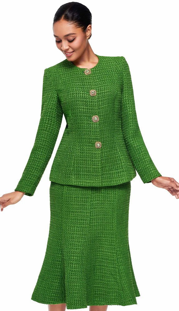 Serafina 4407-GRN Church Dress