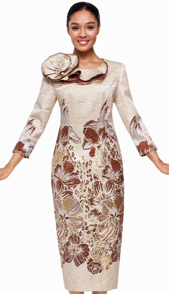 Serafina 4407-GRN Church Dress