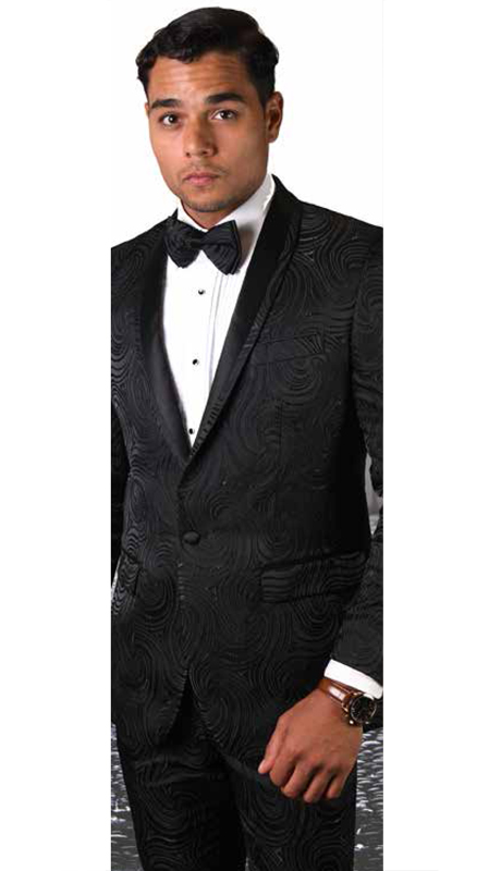 Mens Church Suit RJS-104-BK