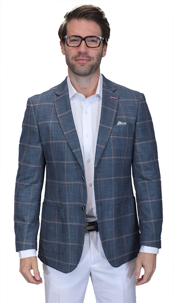 Statement VALENTIN-4-INDIGO Mens JACKET