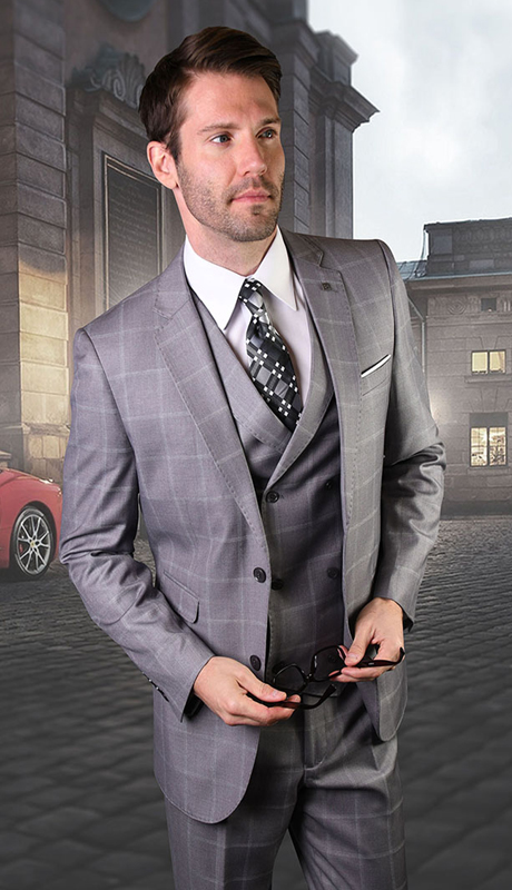 Statement PALMERO-HUNTER-3PC Mens Suit