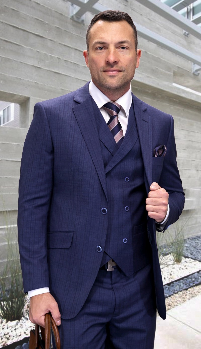 Mens Church Suit MATARI-BL-QO