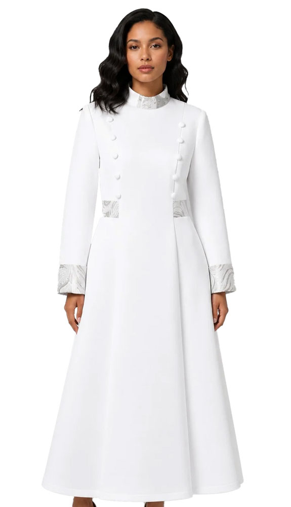 Tally Taylor 41142-WHT Ladies Church Robe