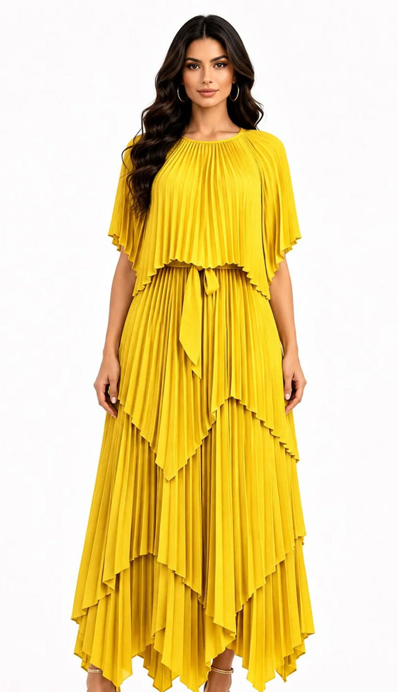 For Her 83453-YLW Ladies Church Dresses For Her 83453-YLW Ladies Church Dresses