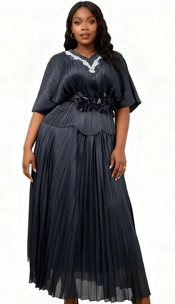 For Her 83021-BLK Ladies Church Dress