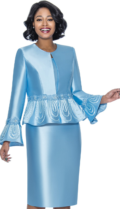 Terramina Church Suit 7964C-Blue