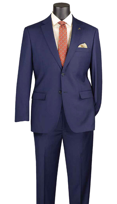Vinci Mens Suit MW100-BLU