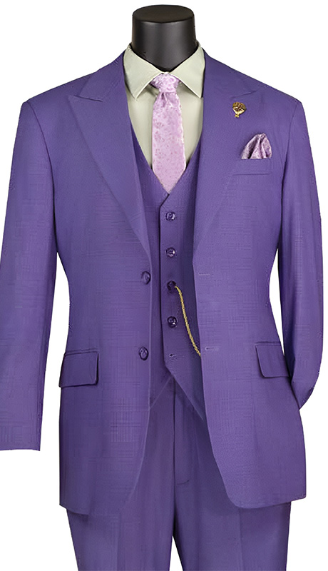 Vinci Mens Suit V2RK-4-PUR