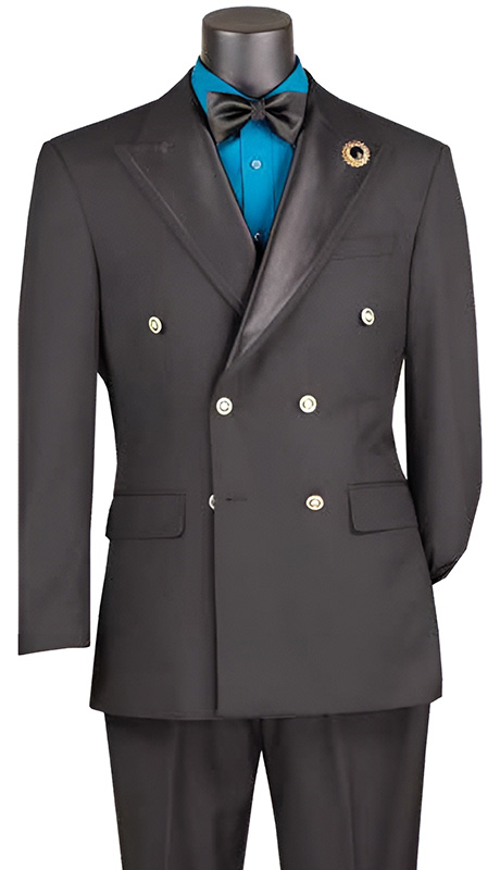 Vinci Mens Blazer BM-DB-BLK
