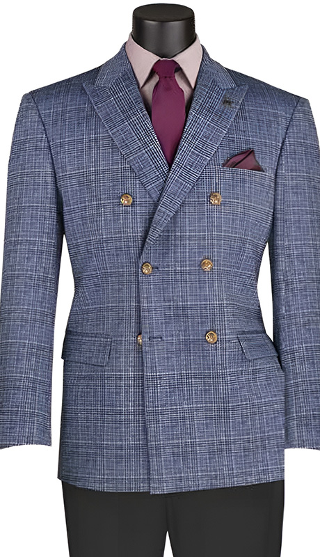 Vinci Mens Blazer B-DW1-BLU