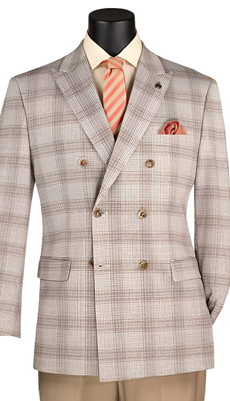Vinci Mens Blazer B-DW1-TAN