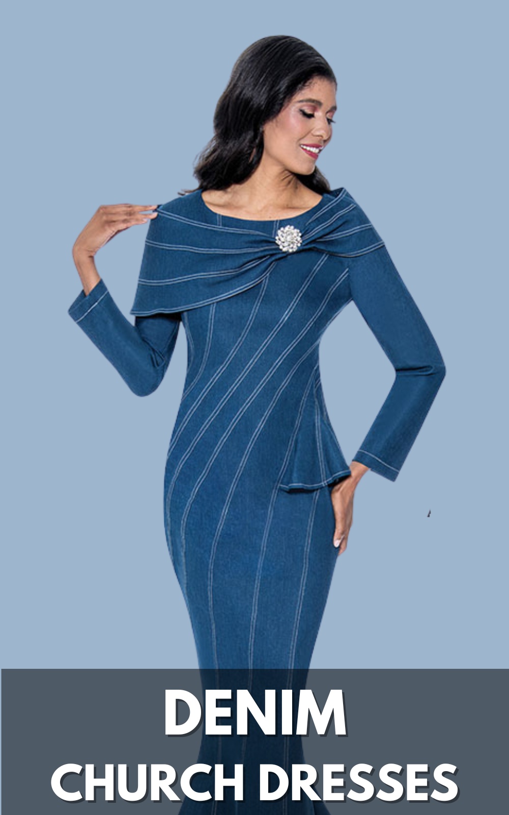 Denim Church Dresses