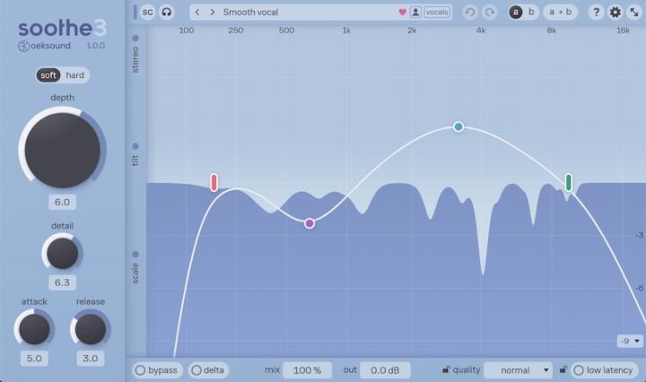 Dynamic Resonance Suppressor Upgrade : oeksound releases Soothe3