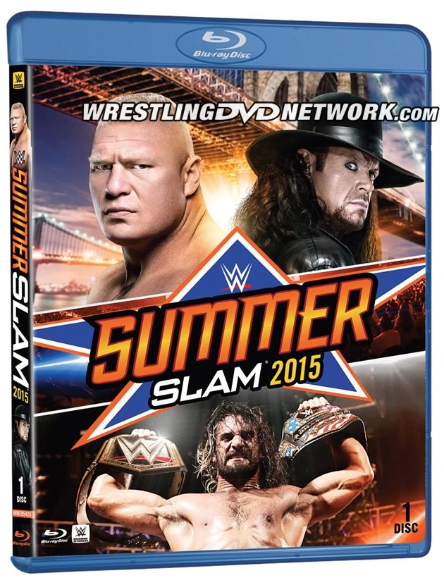 WWE SummerSlam 2015 - Blu-Ray Cover Art and Extras