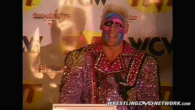 Sting at the Nitro Press Conference : WWE MONDAY NIGHT WAR DVD REVIEW VOL. 1 & VOL. 2