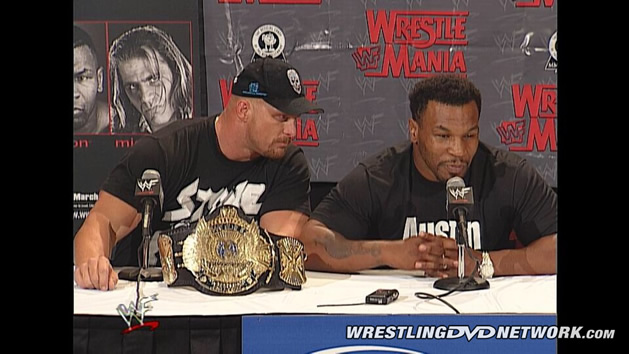 Post WrestleMania XIV Press Conference with Steve Austin & Mike Tyson : WWE MONDAY NIGHT WAR DVD REVIEW VOL. 1 & VOL. 2