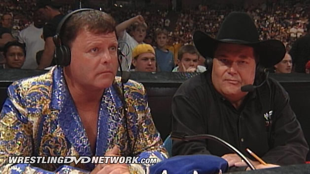 WWE Owen: Hart of Gold DVD Review - Jim Ross & Jerry Lawler Announcing Owen's Death