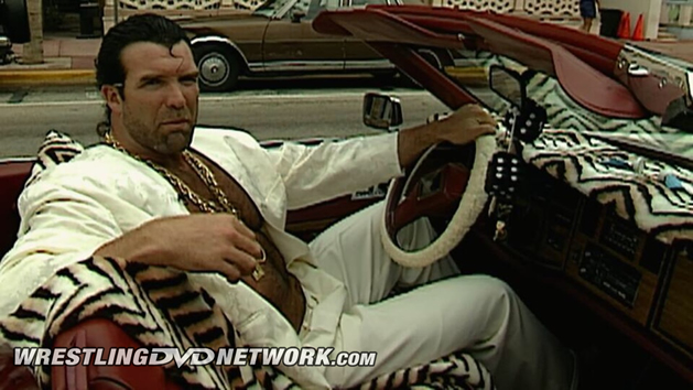 WWE Scott Hall: Living On A Razor's Edge DVD Review - Razor Ramon Driving Car