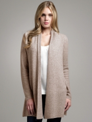 Cashmere Open Cardigan